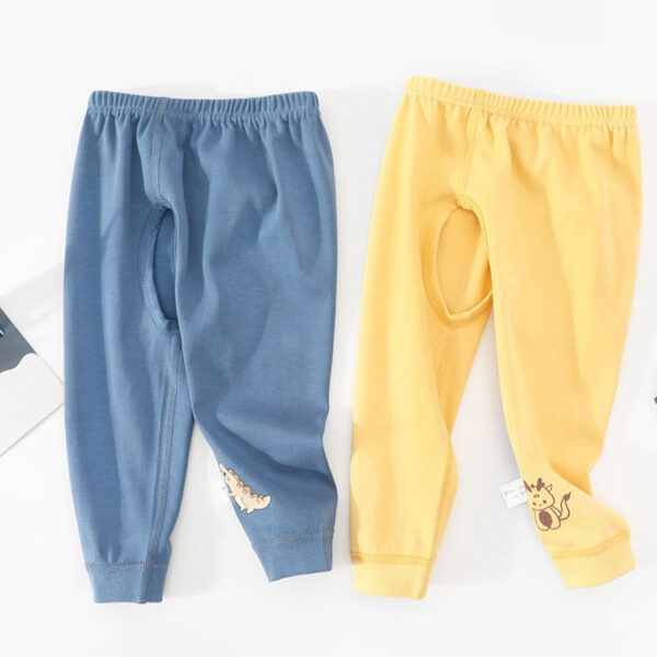 Boy Open-seat Pants Baby Trousers Pure Cotton