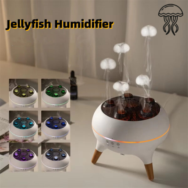 Intelligent Jellyfish Ultrasonic Air Humidifier – Relaxing Aroma Diffuser for Home Wellness | FREE Shipping