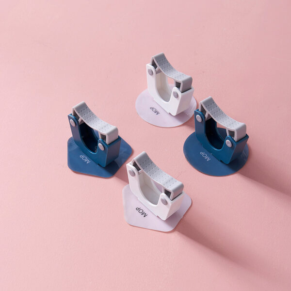 Bathroom Mop-free Mop Clip Artifact Bathroom Mop Holder Wall Mount