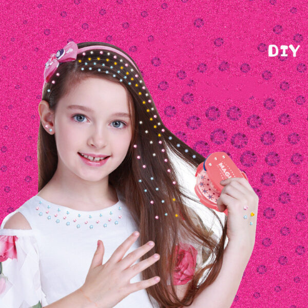 Girl Hair Accessories Stickers Rig FN Parent Child Children's Toys