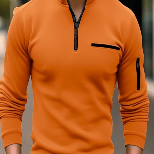 Spring And Autumn Arm Zipper Man's Sportswear | FREE SHIPPING men's clothing