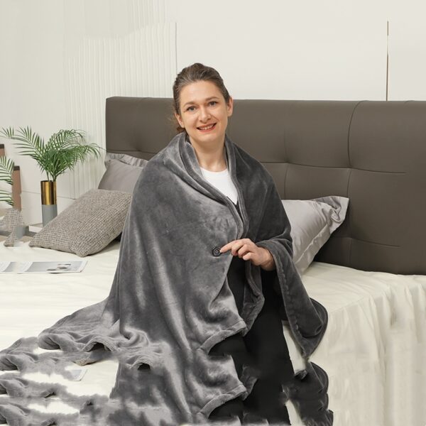 Heating Cover Cold-proof Warm Cloak Fleece-lined