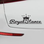 Crown Decoration Car Stickers Reflective Colorful Vinyl