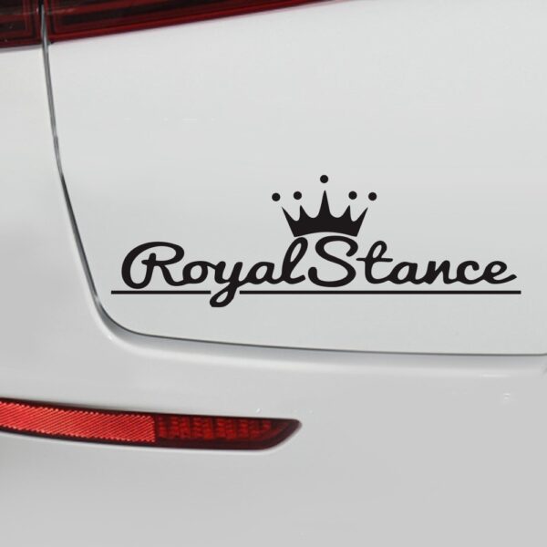 Crown Decoration Car Stickers Reflective Colorful Vinyl