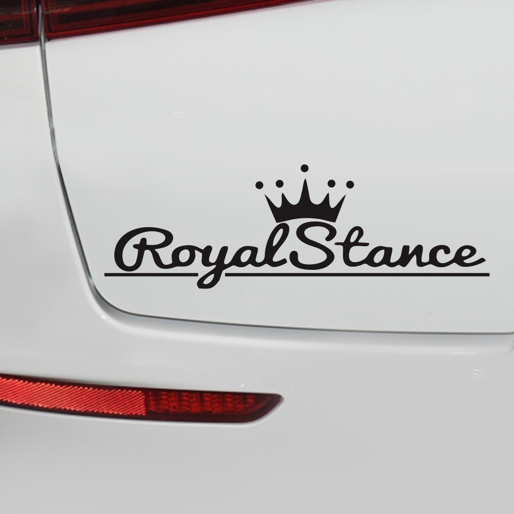 Crown Decoration Car Stickers Reflective Colorful Vinyl