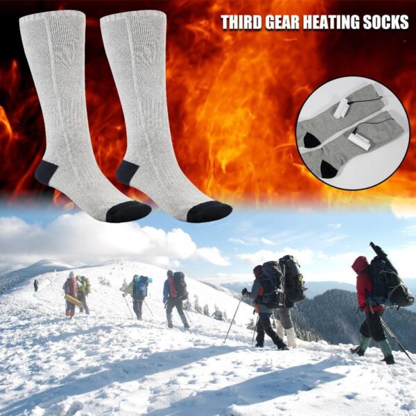 Men's And Women's Winter Warm Feet Heating Charging Socks