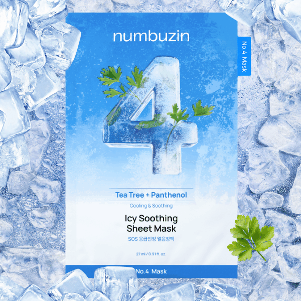 numbuzin No.4 Icy Soothing Sheet Mask 27ml