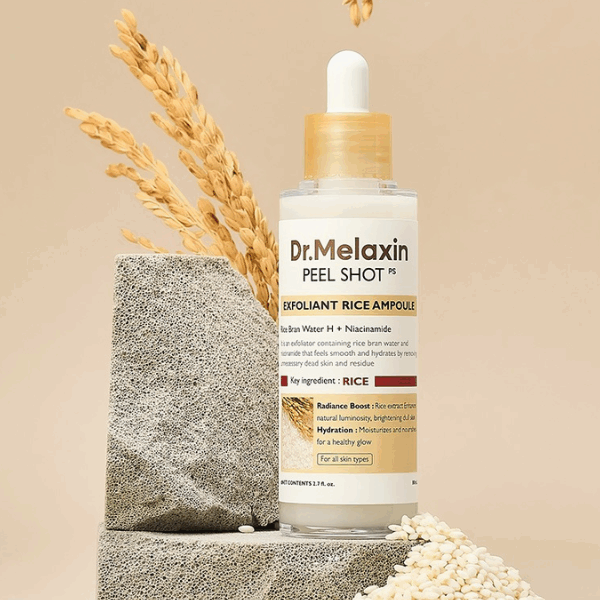 Dr.Melaxin Peel Shot Exfoliating White Rice Ampoule 80ml