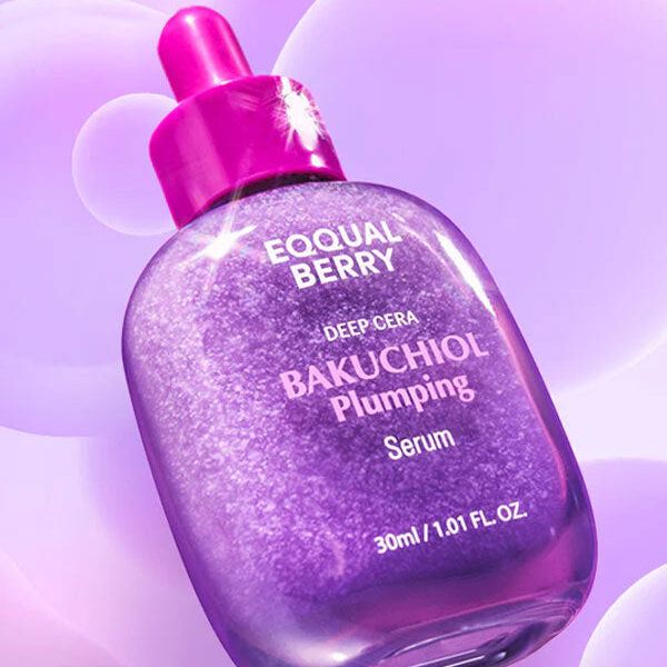 Eqqualberry Bakuchiol Plumping Serum 30ml For Glass Skin Korean Skincare, Korean Cosmetics, K-Beauty