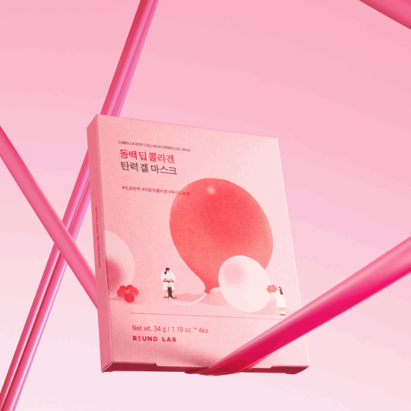 Round Lab Camellia Deep Collagen Firming Gel Mask 34ml