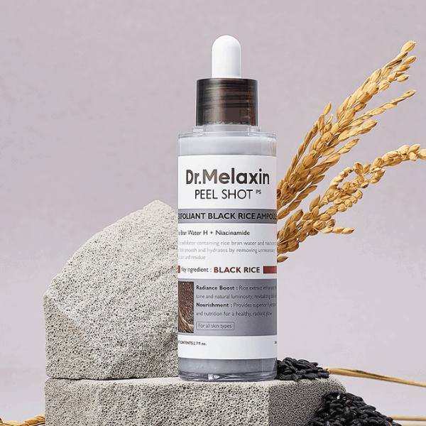Dr.Melaxin Peel Shot Exfoliating Black Rice Ampoule 80ml