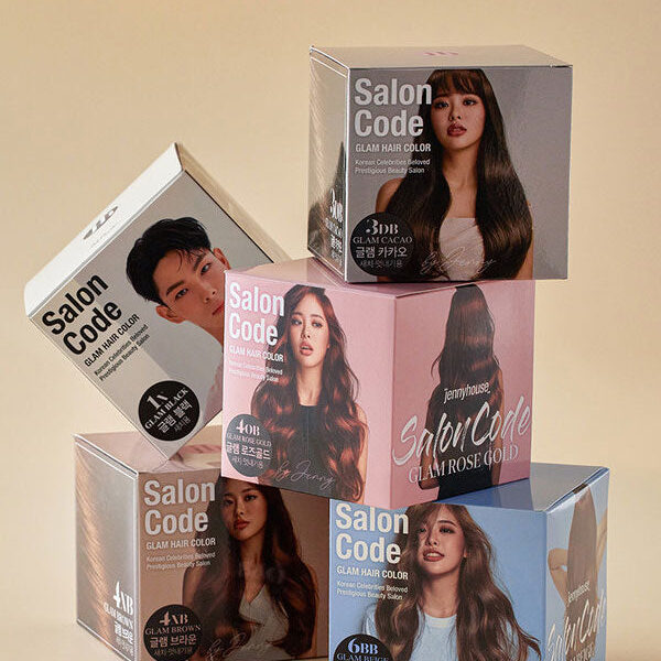 Jennyhouse Salon Code Glam Hair Color 70ml*2