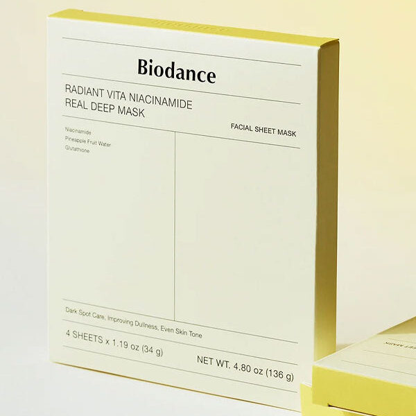 Biodance Radiant Vita Niacinamide Real Deep Mask 34g