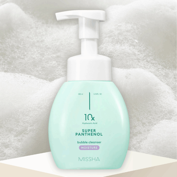 MISSHA Super Panthenol Bubble Cleanser 200ml - Moisture