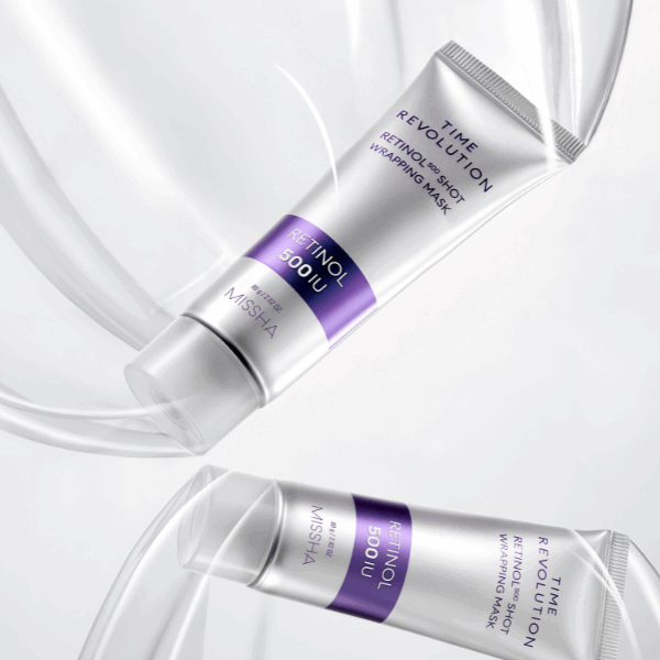 MISSHA Time Revolution Retinol 500 Shot Wrapping Mask 80g