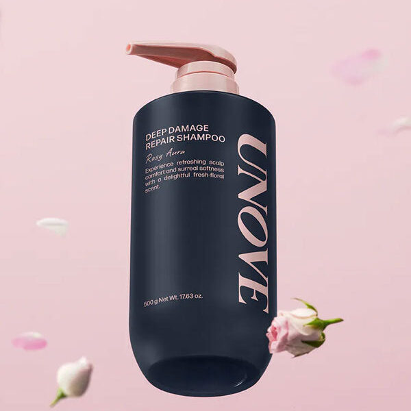 Unove Deep Damage Repair Shampoo 500ml - Rosy Aura