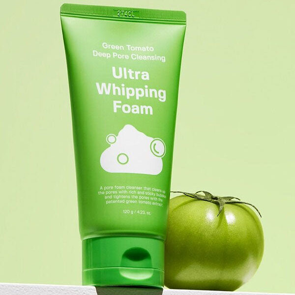 Sungboon Editor Green Tomato Deep Pore Cleansing Ultra Whipping Foam 120g