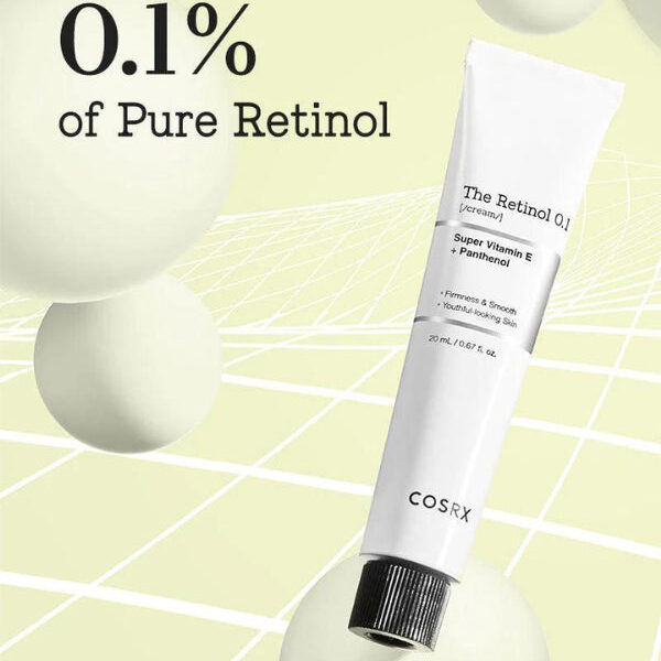 COSRX The Retinol 0.1 Cream 20ml For Glass Skin Korean Skincare, Korean Cosmetics, K-Beauty