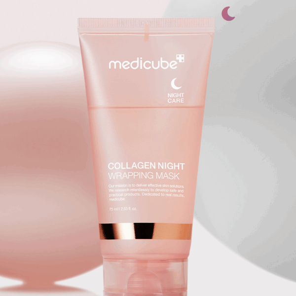 medicube Collagen Night Wrapping Mask 75ml For Glass Skin Korean Skincare, Korean Cosmetics, K-Beauty