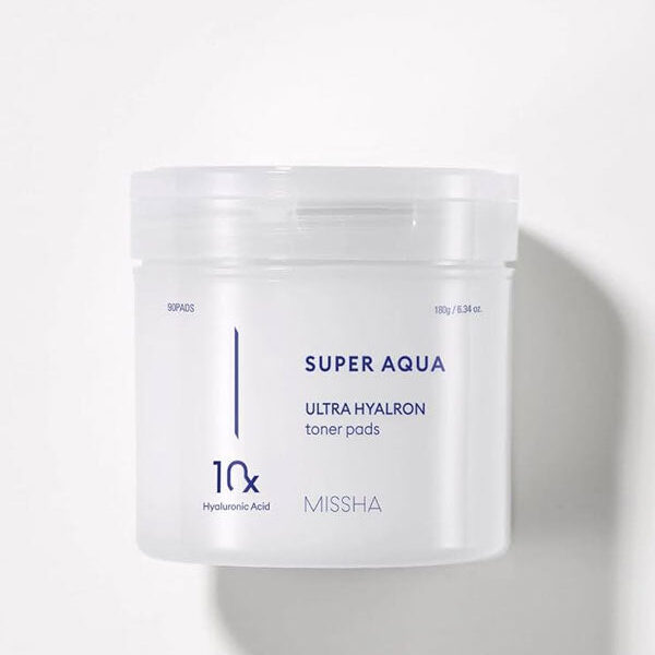 MISSHA Super Aqua Ultra Hyalron Toner Pads 180g / 90pads