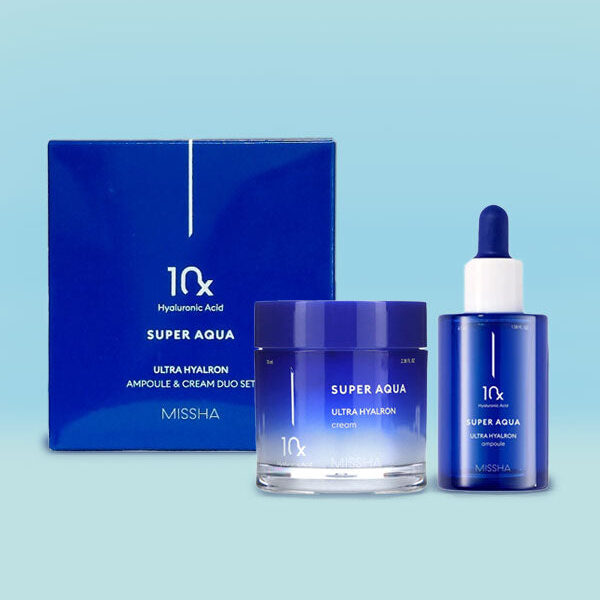 MISSHA Super Aqua Ultra Hyalron Ampoule & Cream Duo Set