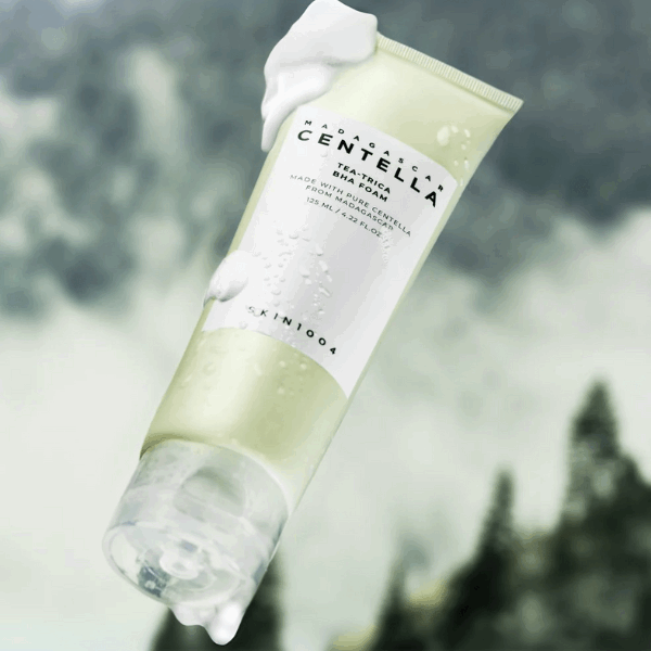 SKIN1004 Madagascar Centella Tea-Trica BHA Foam 125ml For Glass Skin Korean Skincare, Korean Cosmetics, K-Beauty