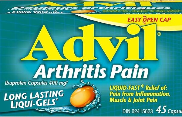 Advil Arthritis Pain (45 Count) 400 mg ibuprofen, Inflammation and Temporary Pain Reliever