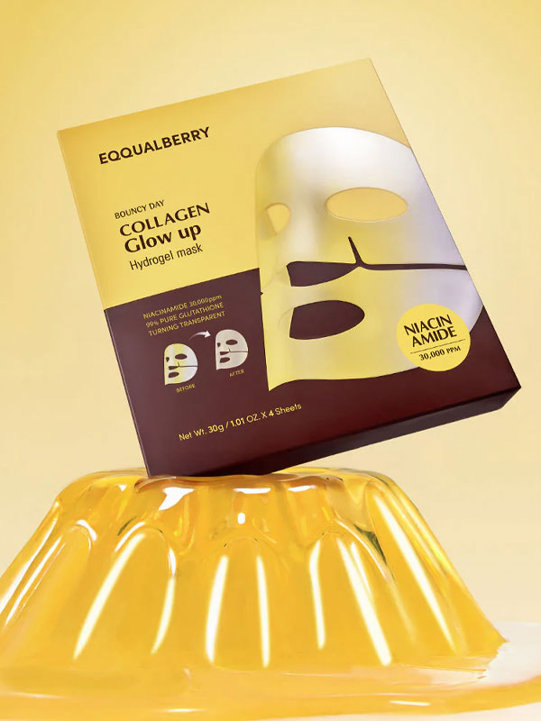 Eqqualberry Collagen Glow up Hydrogel Mask
